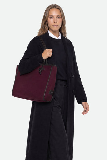 Marcella Gianni Chiarini Borsa Oxblood/canapa/espresso Donna - 7