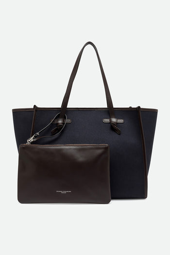 Marcella Gianni Chiarini Borsa Notturno/canapa/espresso Donna - 5