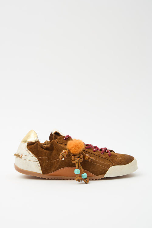 Massimo Santini X Tre Emme Sneaker Towel Caramel Donna - 1