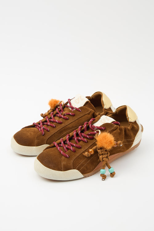Massimo Santini X Tre Emme Sneaker Towel Caramel Donna - 2