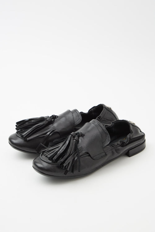 Massimo Santini X Tre Emme Mocassino Black Donna - 2