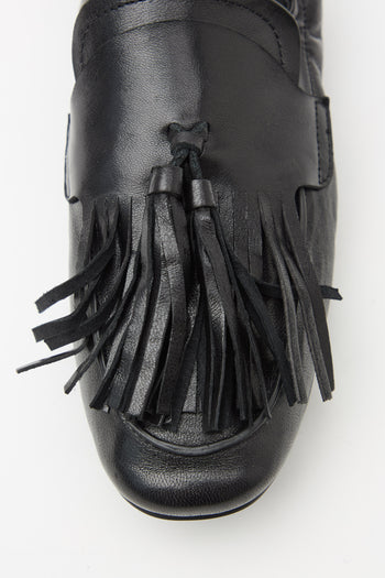 Massimo Santini X Tre Emme Mocassino Black Donna - 5