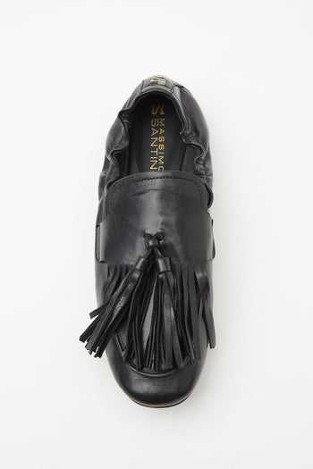 Massimo Santini X Tre Emme Mocassino Black Donna - 6