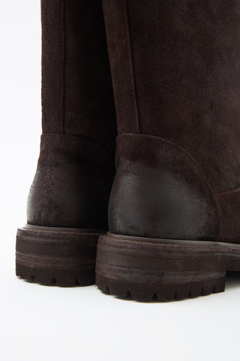 Massimo Santini X Tre Emme Stivale Dark Brown Donna - 4