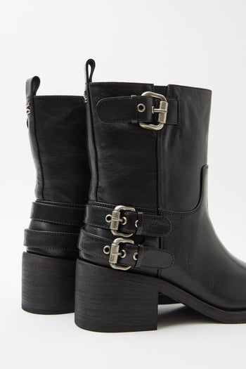 Massimo Santini X Tre Emme Stivale Black Donna - 5