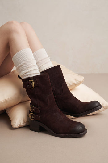 Massimo Santini X Tre Emme Stivale Choco Donna - 10