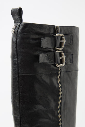 Massimo Santini X Tre Emme Stivale Black Donna - 6
