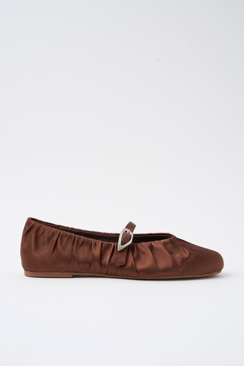 Massimo Santini X Tre Emme Ballerina Brown Donna - 1