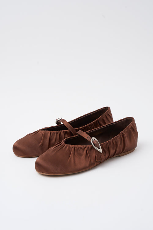 Massimo Santini X Tre Emme Ballerina Brown Donna - 2