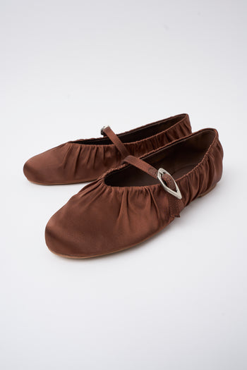 Massimo Santini X Tre Emme Ballerina Brown Donna - 5