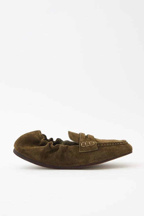 Massimo Santini X Tre Emme Mocassino Dark Green Donna - 1