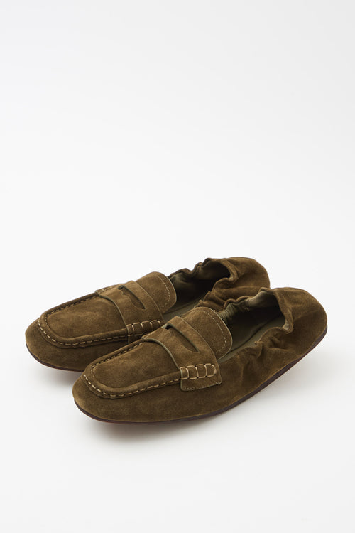 Massimo Santini X Tre Emme Mocassino Dark Green Donna - 2