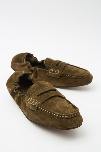 Massimo Santini X Tre Emme Mocassino Dark Green Donna - 4