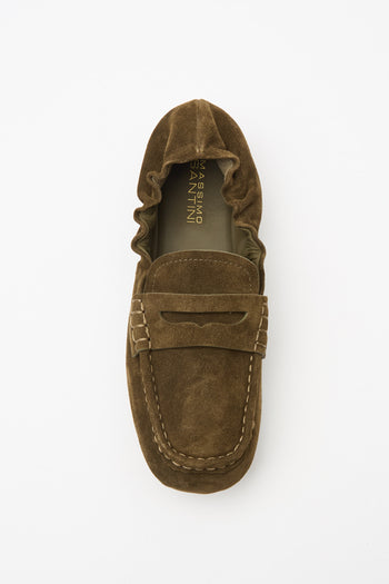 Massimo Santini X Tre Emme Mocassino Dark Green Donna - 5