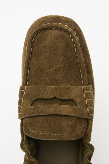 Massimo Santini X Tre Emme Mocassino Dark Green Donna - 6