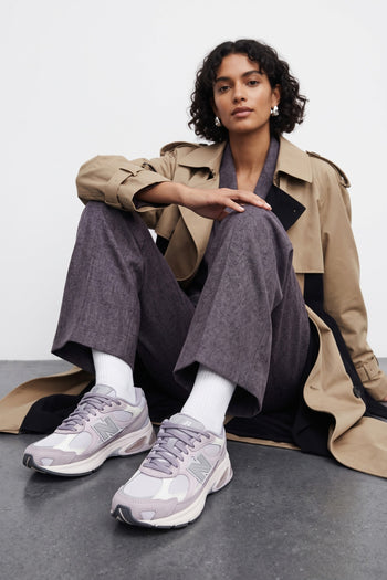 New Balance Sneaker Off-linegrey/truffle Metallic Donna - 9