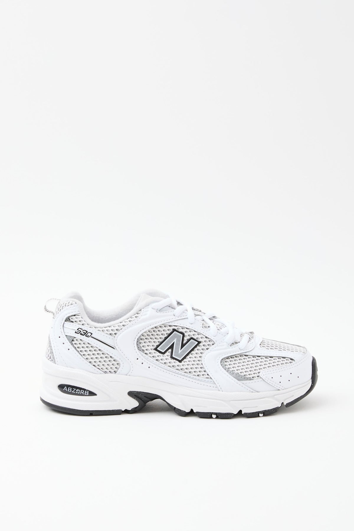 Sneaker White/silver Metallic /black Donna — 1
