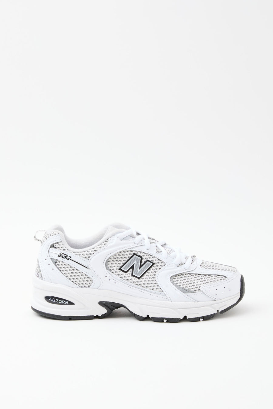New Balance Sneaker White/silver Metallic /black Donna