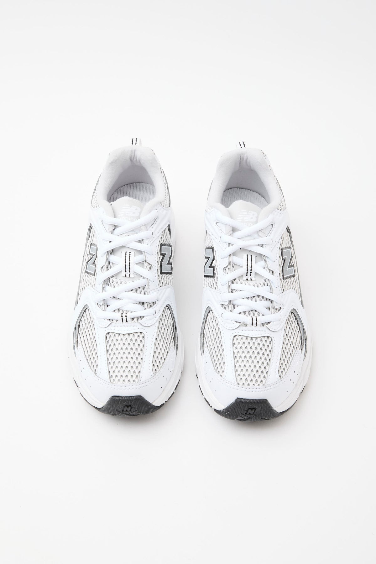 Sneaker White/silver Metallic /black Donna — 4