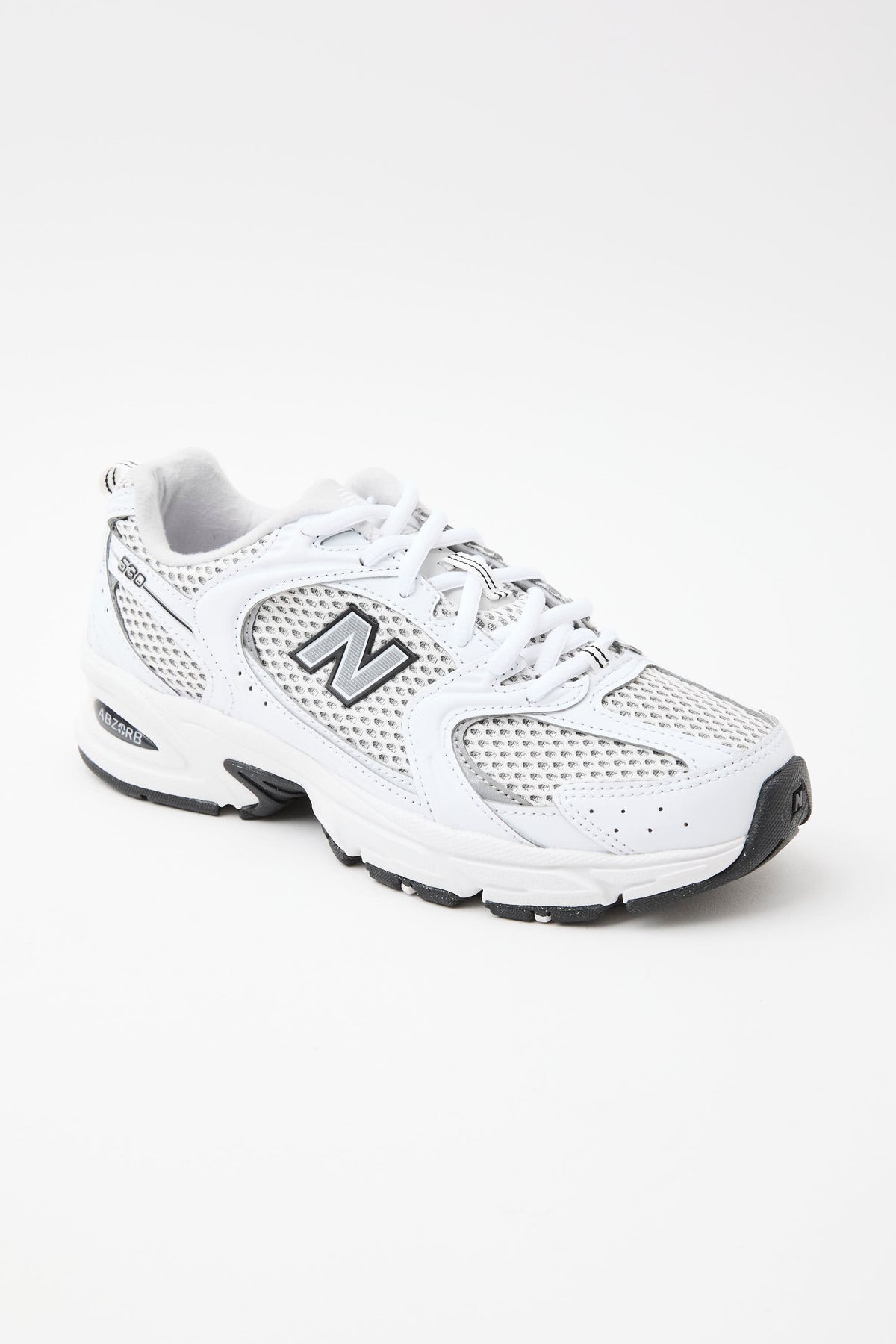 Sneaker White/silver Metallic /black Donna — 5