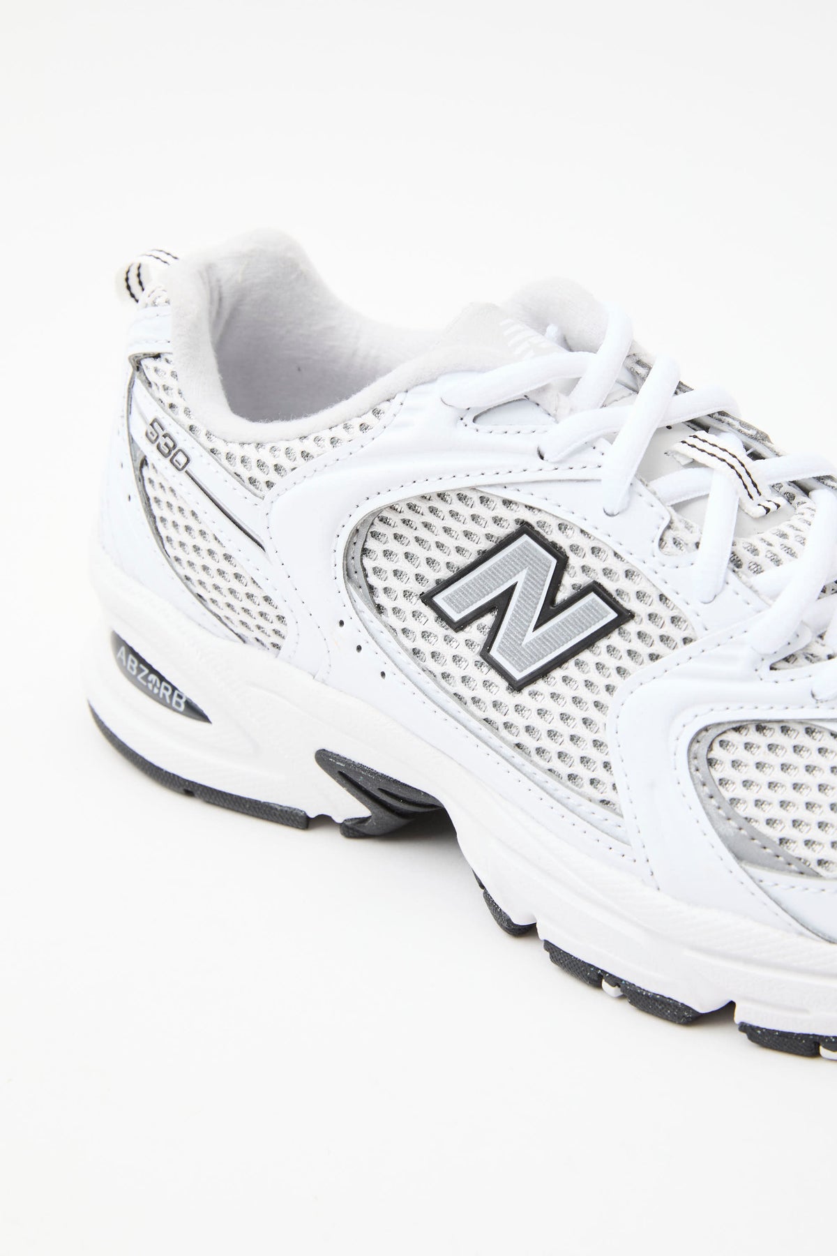Sneaker White/silver Metallic /black Donna — 6