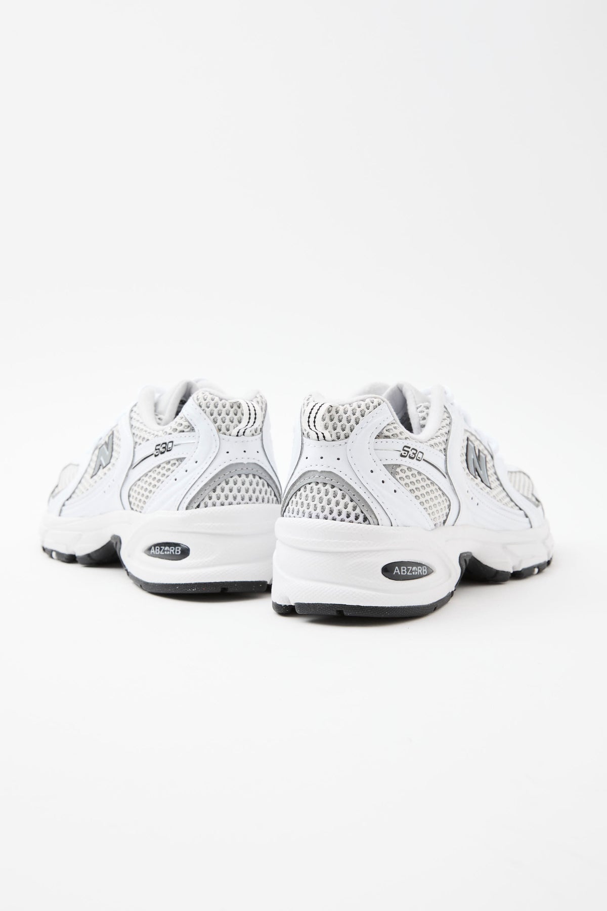 Sneaker White/silver Metallic /black Donna — 7