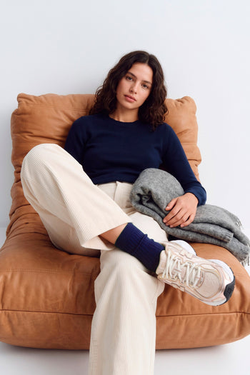 New Balance Sneaker Seasalt/silver/metallic Donna - 9