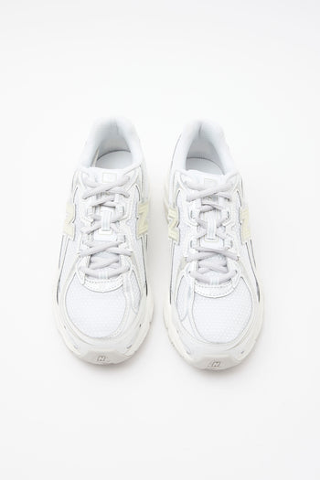 New Balance Sneaker White/silver/metallic Donna - 3