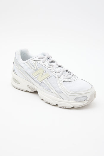 New Balance Sneaker White/silver/metallic Donna - 4