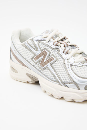 New Balance Sneaker Grey/silver/khaki Donna - 5