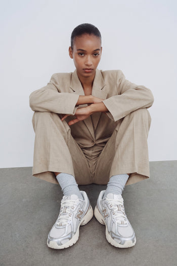 New Balance Sneaker Grey/silver/khaki Donna - 8