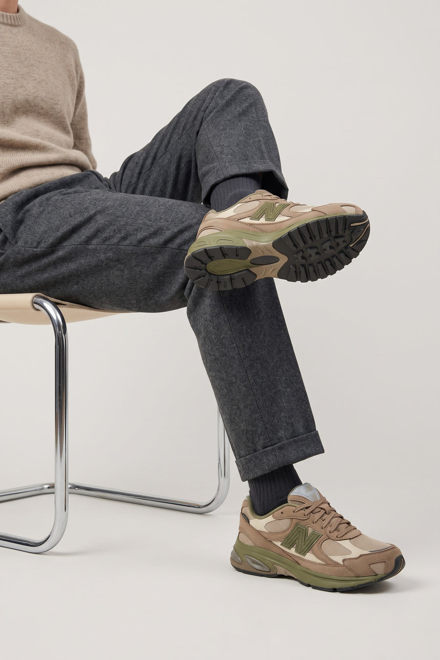 New Balance Sneaker Light Mushroom/timberwolf Uomo