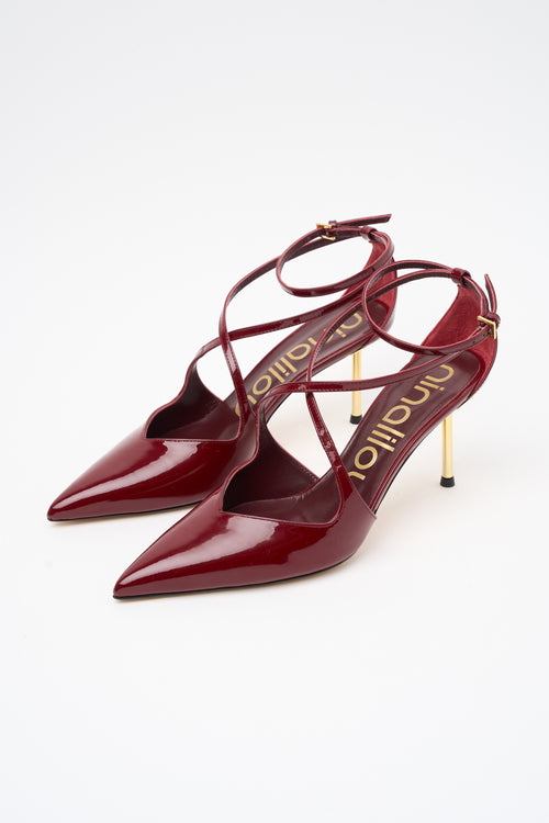 Ninalilou Décolleté Bordeaux Donna - 2