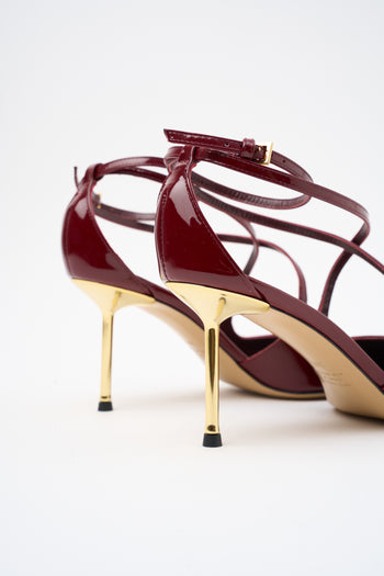 Ninalilou Décolleté Bordeaux Donna - 4