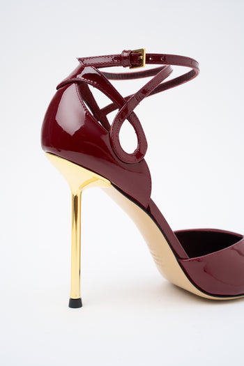 Ninalilou Décolleté Bordeaux Donna - 4