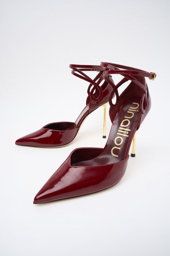 Ninalilou Décolleté Bordeaux Donna - 5