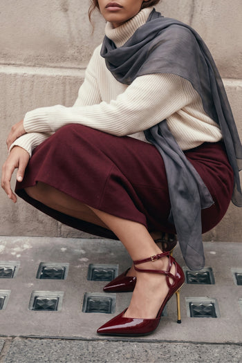 Ninalilou Décolleté Bordeaux Donna - 7