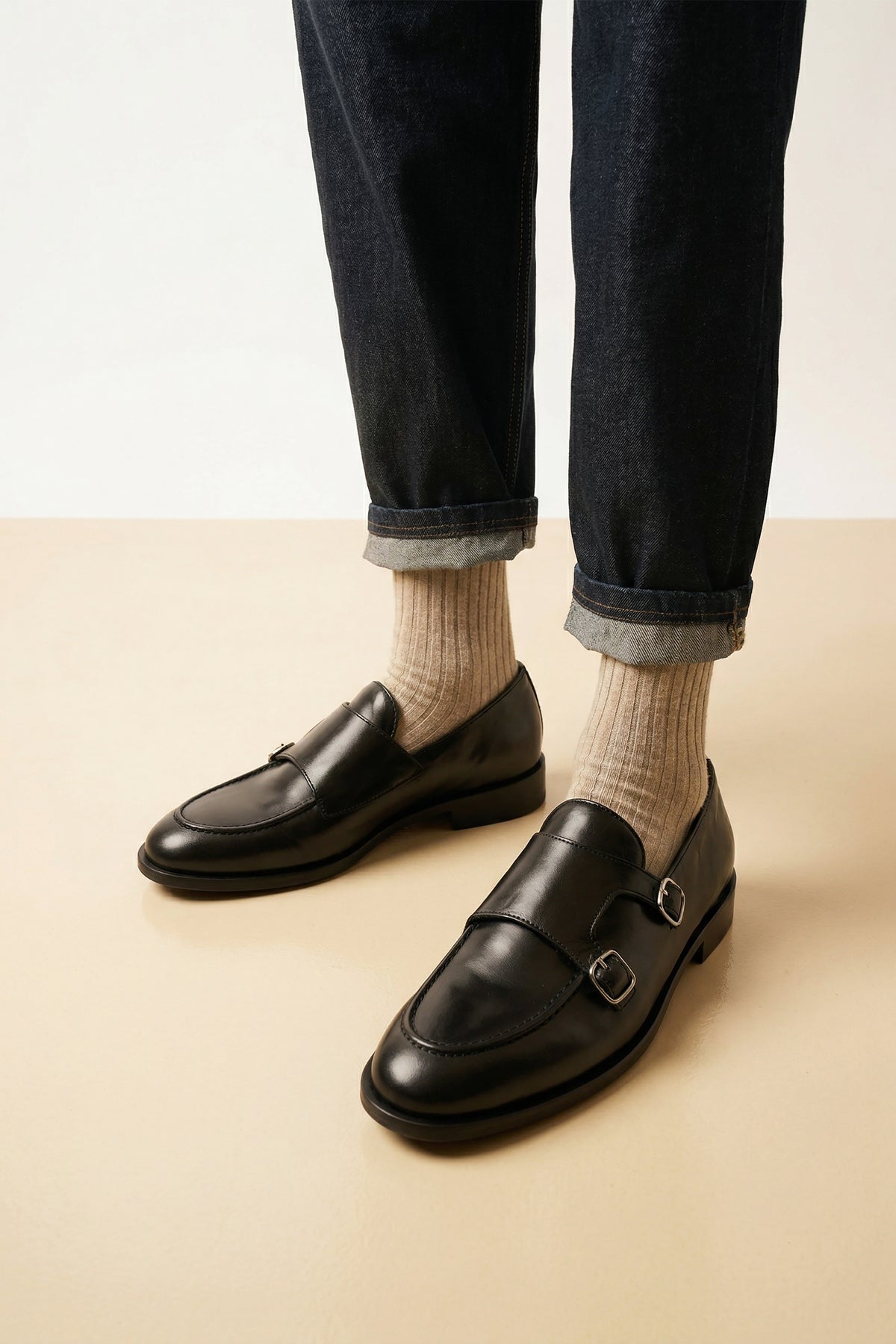 Mocassino Nero Uomo — 1