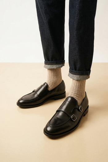 Pawelk's X Tre Emme Mocassino Nero Uomo - 8