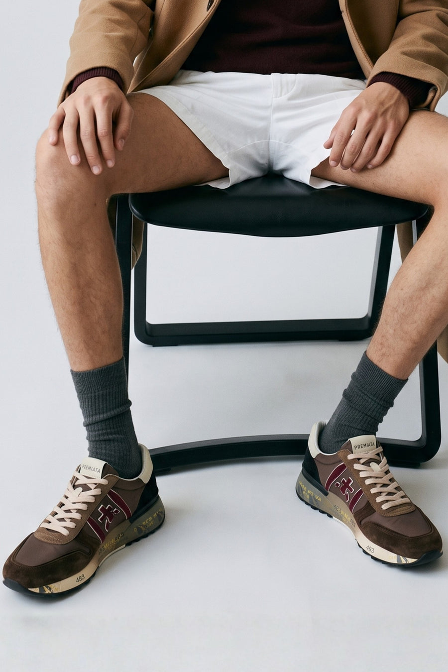 Premiata Sneaker T.moro/bordeaux Uomo