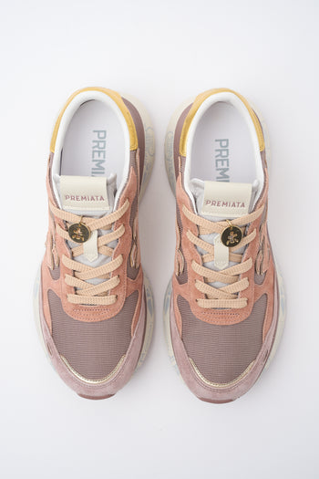 Premiata Sneaker Rosa Antico Donna - 3