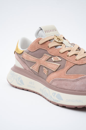 Premiata Sneaker Rosa Antico Donna - 4