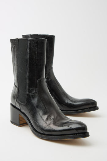 Premiata Stivaletto Nero Donna - 4