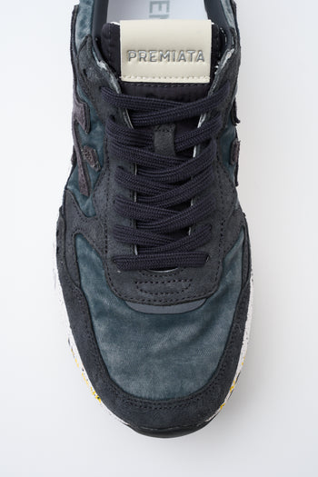Premiata Sneaker Blu Delavè Uomo - 3