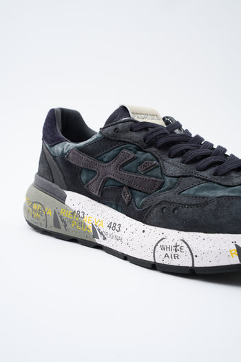 Premiata Sneaker Blu Delavè Uomo - 5