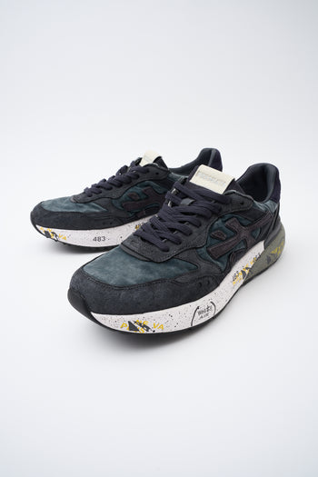 Premiata Sneaker Blu Delavè Uomo - 8