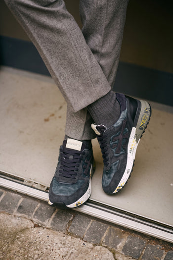 Premiata Sneaker Blu Delavè Uomo - 10
