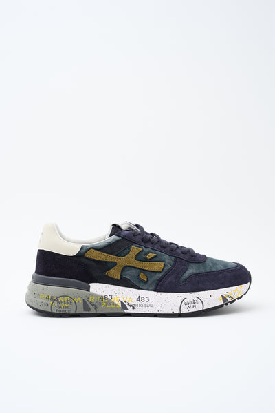Premiata Sneaker Blu/nocciola Uomo