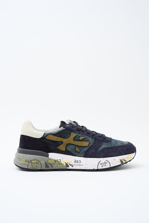 Premiata Sneaker Blu/nocciola Uomo - 1