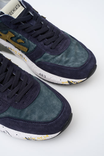 Premiata Sneaker Blu/nocciola Uomo - 3